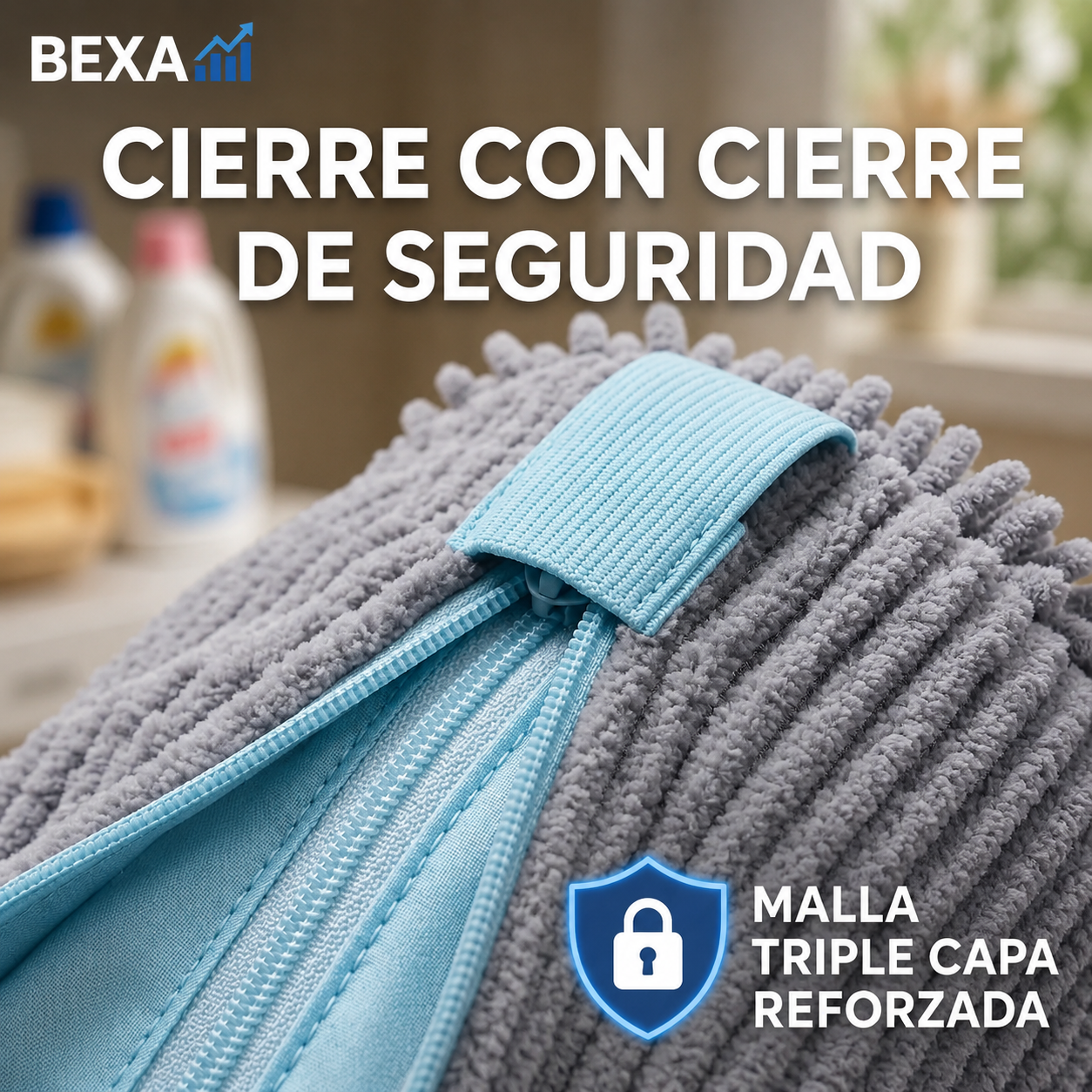 Detalle del cierre reforzado